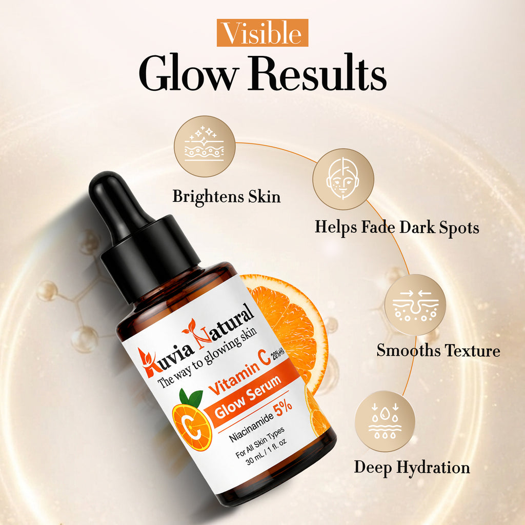 Vitamin C Glow Serum | 20% Vitamin C + Hyaluronic Acid + Niacinamide
